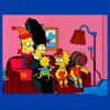 Men's The Simpsons Horror Family Couch T-Shirt - 2 of 4