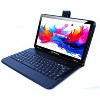 LINSAY® 10.1" Octa Core  256GB Storage Android 15 Tablet Dual Camera Android with Black Crocodile Keyboard - 2 of 4