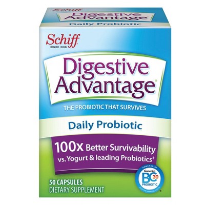 Digestive Advantage Daily Probiotic Capsules for Men & Women - 50ct
