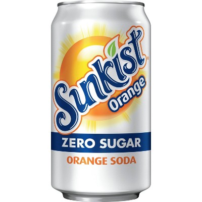 Sunkist Zero Sugar Orange Soda - 12PK/12 fl oz Cans_4