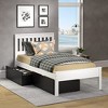 DONCO KIDS Contempo Bed, Twin, White/Black - 2 of 3