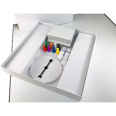 Create Your Own Board Game Kit with Blank Board and Accessories