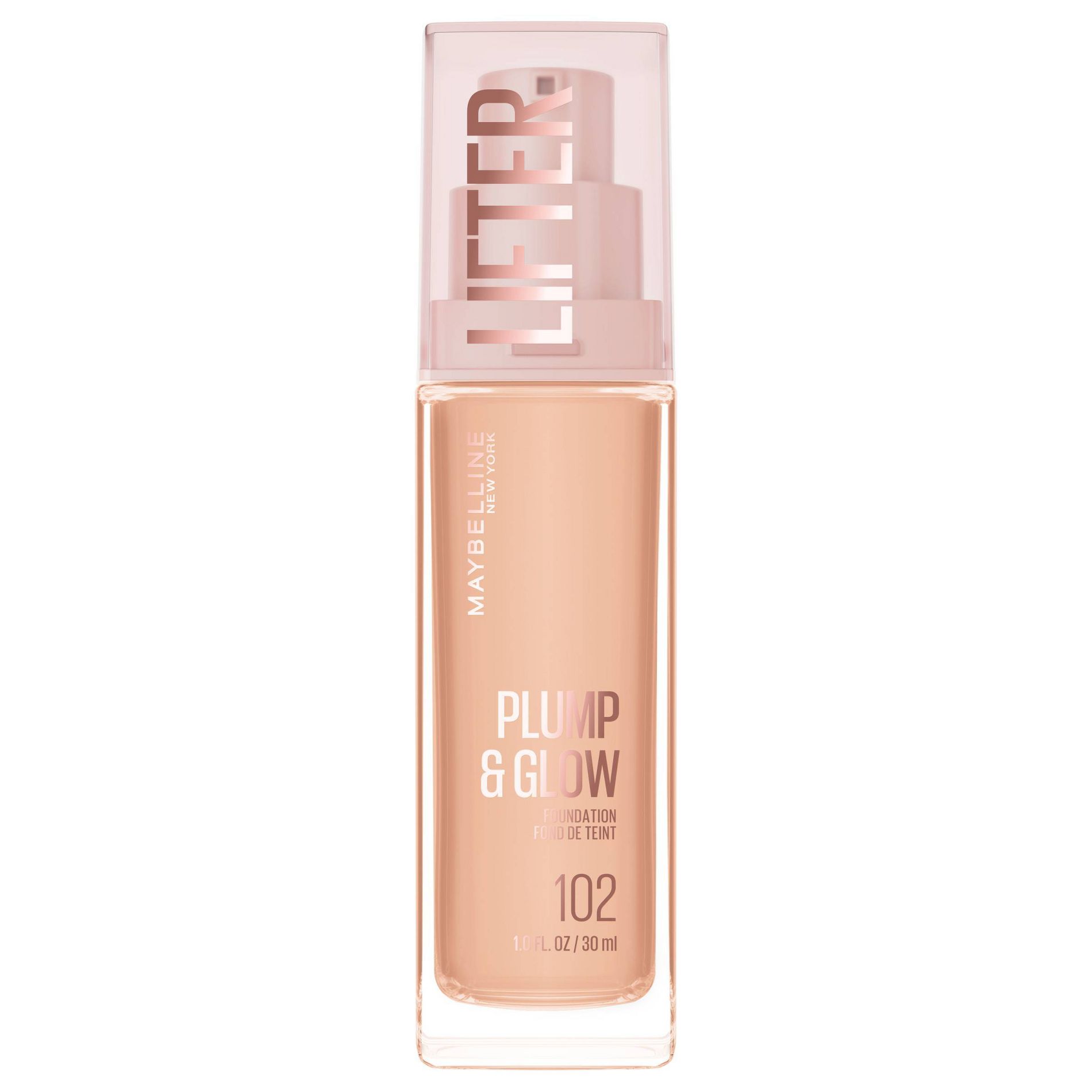 Maybelline Lifter Plump & Glow Foundation with Hyaluronic Acid - 1 fl oz