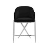 Meridian Furniture,Xavier Velvet Counter Stool - 3 of 4
