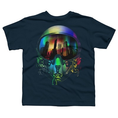 Boy's Design By Humans The Pilot By clingcling T-Shirt