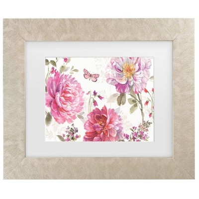 Trademark Fine Art Lisa Audit Obviously Pink 18 Matted Framed Art Frame