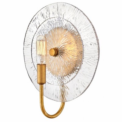 Fredrick Ramond Lighting Rene 1 - Light Sconce in  Distressed Brass