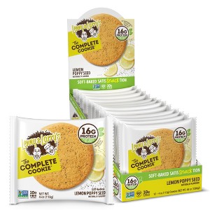 Lenny & Larrys The Complete Cookie, Lemon Poppy Seed, 4 Ounce Cookie (pack Of 12) - 1 of 4