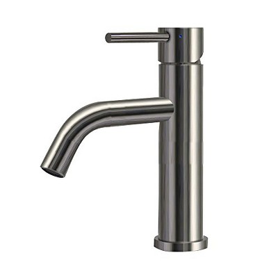 ALFI Waterhaus Solid Stainless Steel, Single lever Elevated Lavatory Faucet