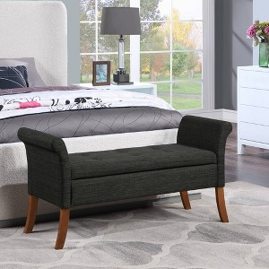 Breighton Home Designs4Comfort Garbo Storage Bench - 1 of 4