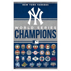 Trends International MLB New York Yankees - Champions 23 Framed Wall Poster Prints - 1 of 4