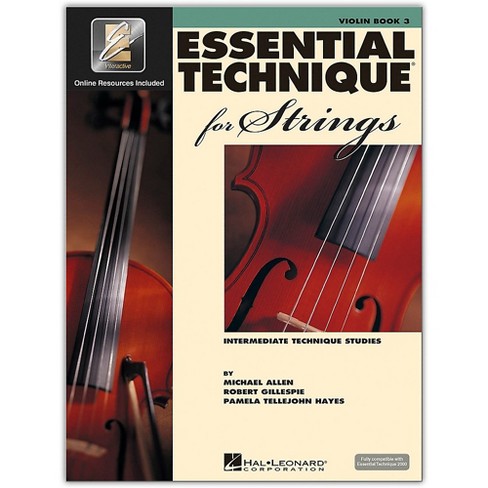 Hal Leonard Essential Technique for Strings - Violin 3 Book/Online Audio - image 1 of 1