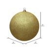 Vickerman Gold Ball Ornament - 2 of 4