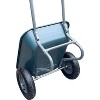 2-Wheel Garden Wagon Cart, Heavy-Duty 600LBS Capacity Utility Cart with Dump Feature & Built-in Stand, for Yard, Home and Beach, Green - 2 of 4