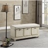 NicBex Modern 44" Storage Bench Wood Accent Stools with Flip Top Seat for Bedroom and Entryway - 4 of 4