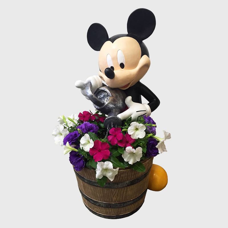 Disney 25.25&#34; Mickey Mouse Garden Resin Planter Fountain, 1 of 10