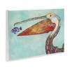 Stupell Industries Pelican with Purple Fish Wall Plaque Art, 15" x 10" - 2 of 4
