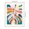 Amanti Art Multicolor Monstera II by Jennifer Paxton Parker Wood Framed Wall Art Print - 4 of 4