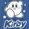 Women's Nintendo Kirby Black and White Portrait Racerback Tank Top - image 2 of 4