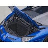 Lamborghini Aventador SVJ Blue Nethuns Metallic 1/18 Model Car by Autoart - 3 of 4