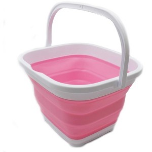 SAMMART 10L (2.6 Gallon) Collapsible Rectangular Handy Basket/Bucket - 1 of 4