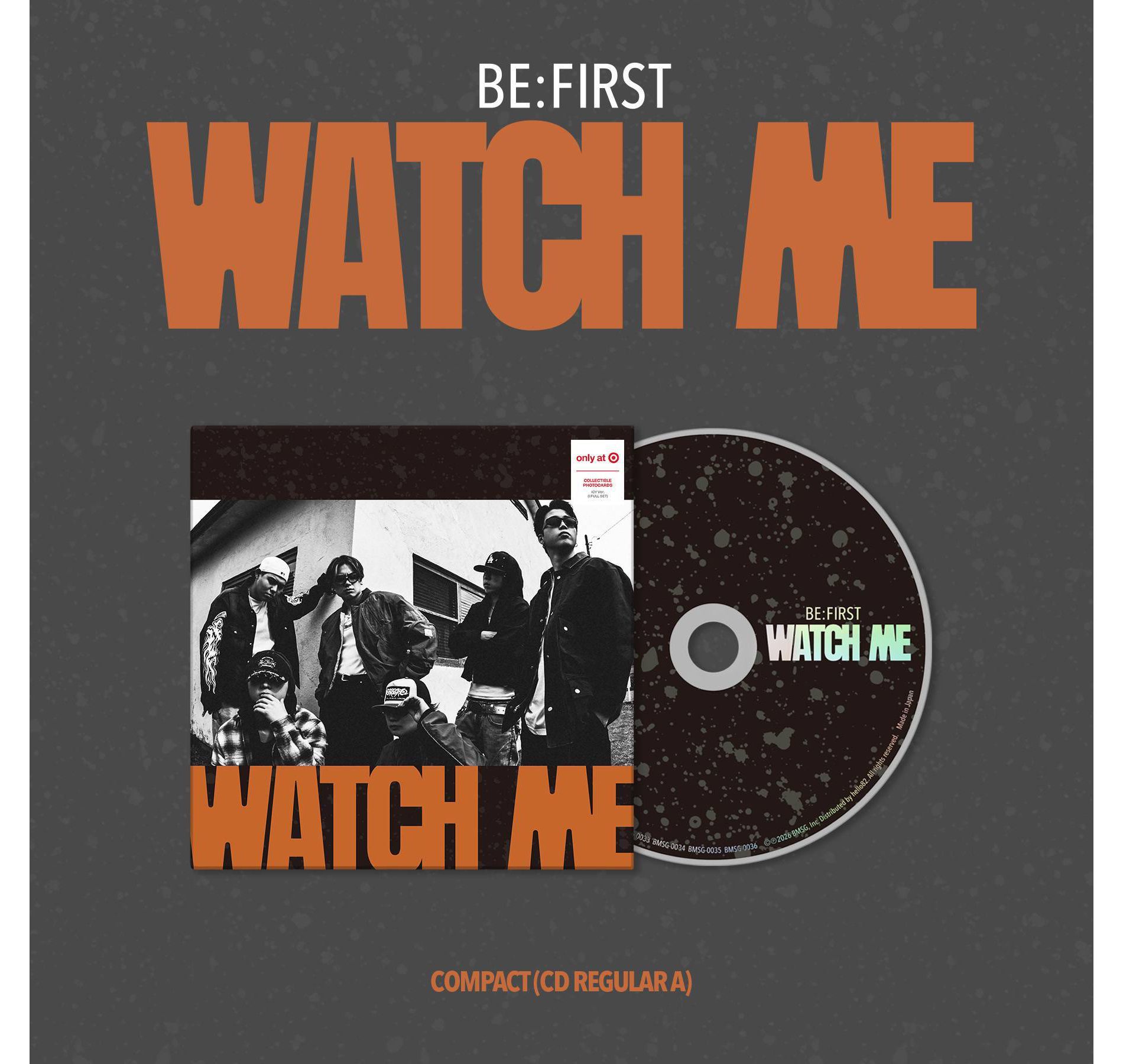 BE:FIRST - WATCH ME (A Ver.) (Target Exclusive, CD)