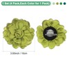 Unique Bargains Alloy Satin Fabric Big Rose Flower Dainty Brooches 4 Pcs - 3 of 4