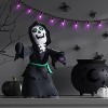 11.5" Animated Plush Ghoul Halloween Decorative Prop Black - Hyde and EEK! Boutique™ - 2 of 3