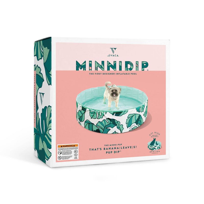 MINNIDIP Pup Dip - That&#39;s Banana Leaves Dog Pool, 2 of 5