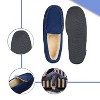 Alpine Swiss Yukon Mens Genuine Suede Shearling Slip On Moccasin Slippers - 4 of 4
