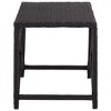 vidaXL Bench Black Polyethylene rattan 31.5 in Sturdy Garden Bench - 3 of 4