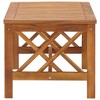 vidaXL Coffee Table 40.2"x19.7"x16.9" Solid Acacia Wood - 3 of 4