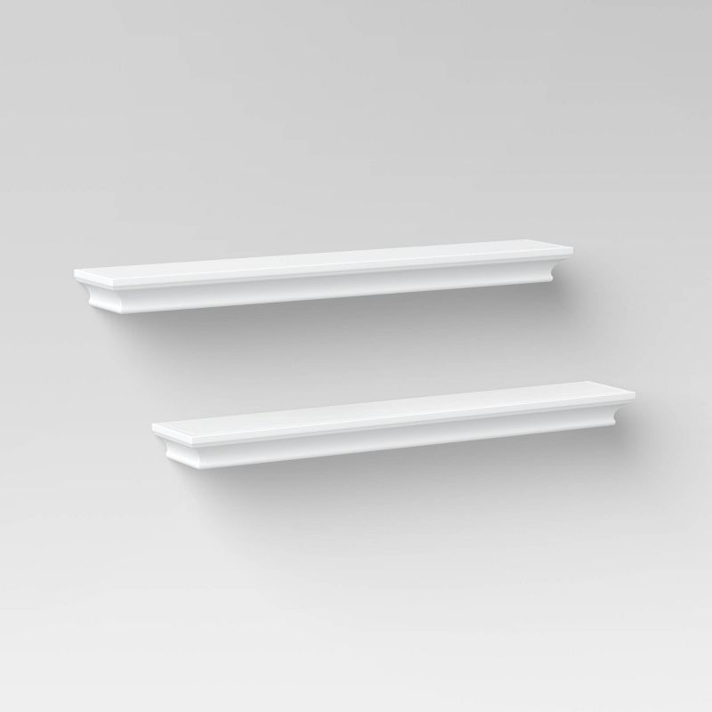 2pc Traditional Wall Shelf Set - Threshold™, 1 of 5