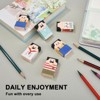 HTUTWOO Bald Guy Erasers - Stylish Gradual Balding Erasers, Easy to Use for Office & School,for Students - 4 of 4