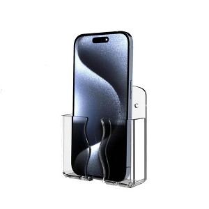 Orieon Techs Wall Mounted Clear Adhesive Phone Stand - 1 of 4