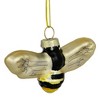 Northlight 3.25" Black and Yellow Bee Glass Christmas Ornament - 4 of 4
