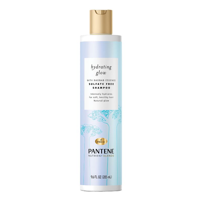 Pantene Sulfate and Silicone Free Baobab Shampoo, Hydrates for Soft Healthy Hair, Nutrient Blends - 9.6 fl oz, 3 of 18