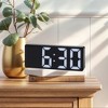 Unique Bargains Small Digital Corded Dimmable Electric Alarm Clock 6.3 x 2.4 x 1 Inches - 2 of 4