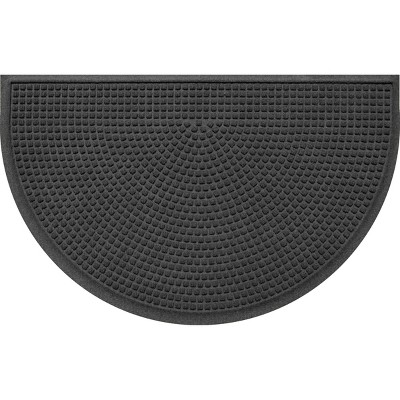 WaterHog 2'x3'3" Squares Indoor/Outdoor Half Round Door Mat