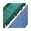 Boardwalk Microfiber Cleaning Kit, 18" Wide Blue/Green Microfiber Head, 35" to 60" Gray Aluminum Handle - image 4 of 4