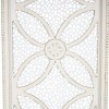 Olivia & May 44"x13" Wooden Floral Panel Wall Decor with Cutout Metal Backing and Beaded Frame White: Modern Botanical Art - image 4 of 4