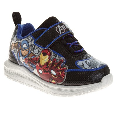 Marvel Avengers Iron Man Captain America Boys Light Up Sneakers. toddler little Kids Target