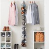 Household Essentials 20-Pocket Hanging Shoe Organizer Linen - 2 of 4