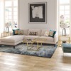 Metal Two-Tier Glass Top Gold Coffee Table - Henn&Hart - 4 of 4