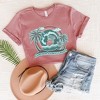 Simply Sage Market Women's Happiness Comes In Waves Vintage Short Sleeve Graphic Tee - 3 of 4