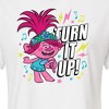 Women's - Trolls - Turn It Up Poppy Cropped Graphic T-Shirt - 2 of 4