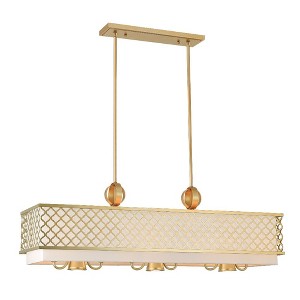 Livex Lighting Arabesque 6 - Light Chandelier in  Soft Gold - 1 of 2