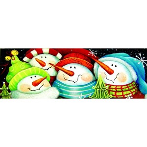 Sunsout Merry Folks Greeting You 500 pc  Christmas Jigsaw Puzzle 70136 - 1 of 4