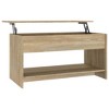 vidaXL Coffee Table Sonoma Oak Engineered wood Medium - 2 of 4