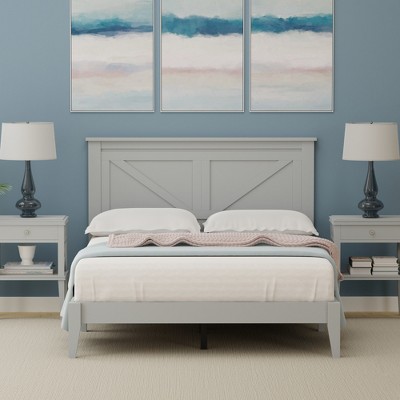 Glenwillow Home Farmhouse Solid Wood Platform Bed